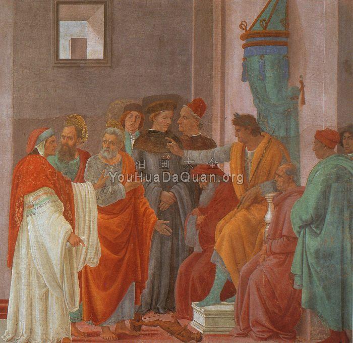 Crucifixion of St. Peter and Disputation with Simon Magus before the Emperor Nero - 菲利皮诺·利比